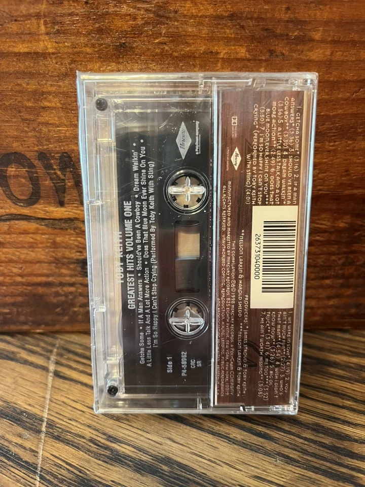 1998 TOBY KEITH GREATEST HITS VOLUME ONE Audio Cassette NEW & SEALED RARE Read - Image 2 of 4