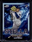 2025 Topps Cosmic Chrome Roki Sasaki Stella Nova RC Rookie #SN-12 Dodgers