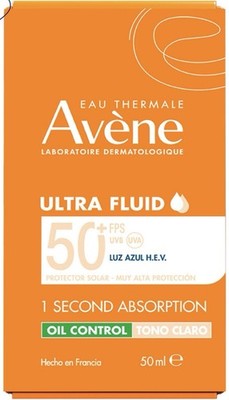 Avene Ultra Fluid SPF50+ Sunscreen Oil Control Light Tint 50ml