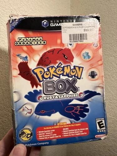 Pokemon Box Ruby and Sapphire Outer BIG BOX ONLY NO GAME Nintendo GameCube GC