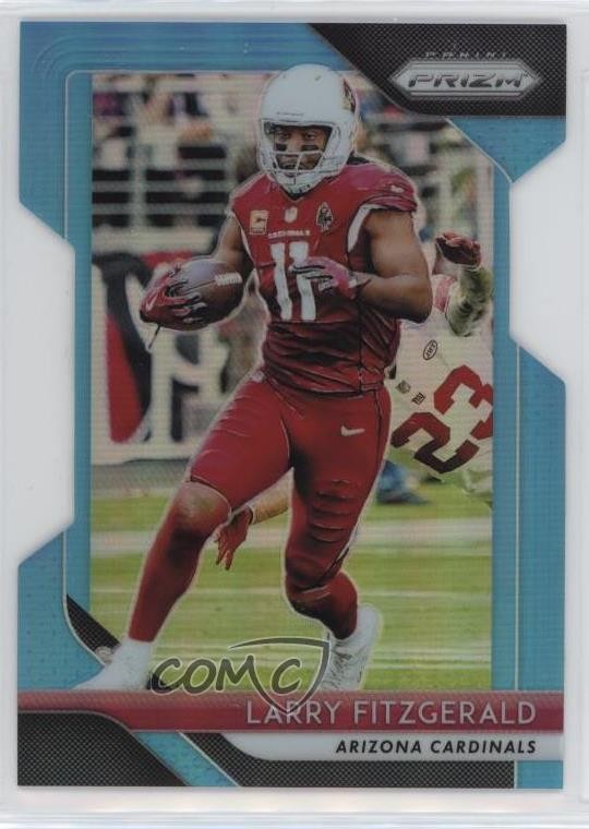 2018 Panini Prizm Light Blue Prizm 6/199 Larry Fitzgerald #194 fm0