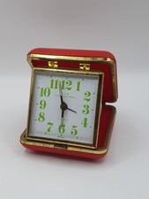 U.C.W United Clock Works 2 Jewels Reisewecker Sammlerst&uuml;ck Made In Germany