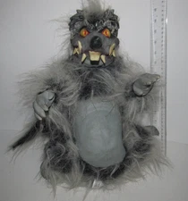 Vintage 16” Monster Zombie Rat Poseable Halloween Decoration (Paper Magic Group)