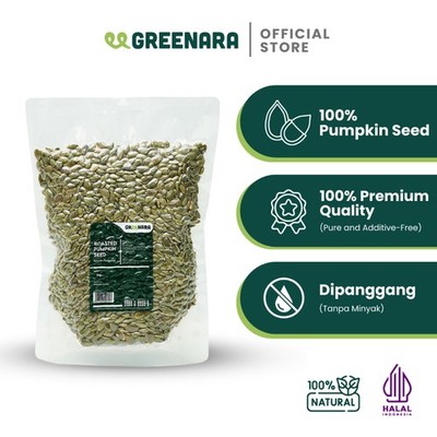 Roasted Pumpkin Seed 1kg, Whole Seed, Natural Culinary Use