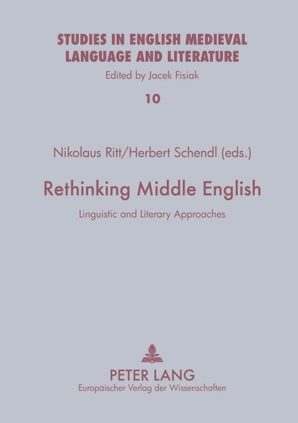 Nikolaus Ritt (U. A.) | Rethinking Middle English | Taschenbuch | Englisch-image