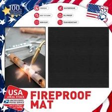 Fireproof Camping Stove Mat – 7.9"x7.9" Absorb oil and water for Fire Pit Picnic