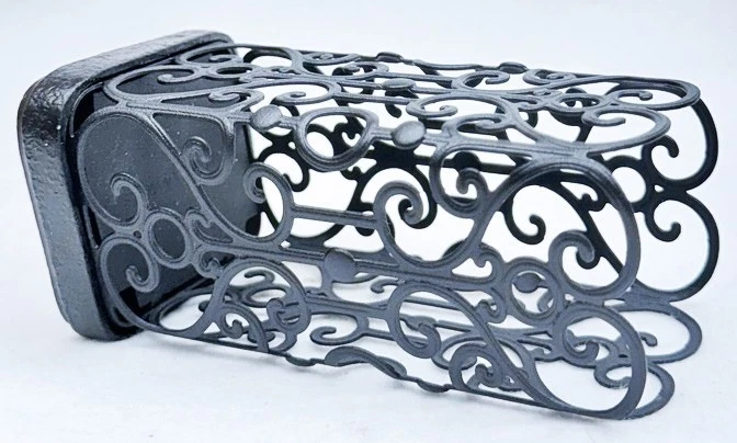 1 soporte de jabón de manos espumoso PUERTA DE METAL NEGRO Bath Body Works decoración de metal Foto 2 de 3