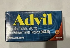 Advil Ibuprofen Tablets, 200 mg Pain Reliever/Fever Reducer 200 Tablets  04/2026