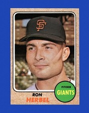 1968 Topps Set-Break #333 Ron Herbel NM-MT OR BETTER *GMCARDS*