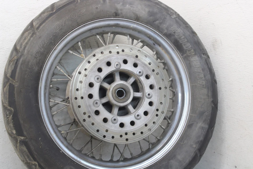 99-08 KAWASAKI VULCAN 1500 VN1500N CLÁSICO OEM RUEDA TRASERA 16X3,50 RADIOS W83 Foto 3 de 4