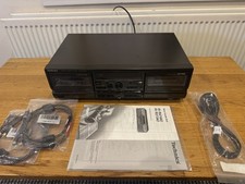 Technics RS-TR474M2 Dual Cassette Deck Auto Reverse Dolby B/C HX-Pro Tested Serv