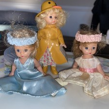 McDonald  s Madame  Alexander 5" Dolls Lot of 3 Eyes  Close Vintage