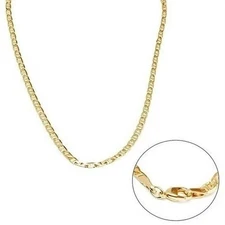 VFK 14K Gold Mariner Chain 24'' – Elegant Unisex Necklace