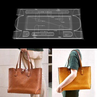 DIY Sewing Pattern Shoulder Handmade Leather bag Handbag Paper Pattern Template