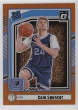 2024-25 Donruss Optic Rated Rookies Preview Orange Prizm 9/75 Cam Spencer 11ng