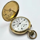 Geneva Watch Case Co Gold Filled Mechanical Hunter Pocket Watch 48mm Non Working