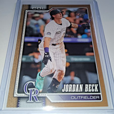 jordan beck 2026 Topps Series 1 baseball gold 1961/2026