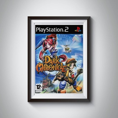 Dark Chronicle Cloud 2 PS2 Retro Gaming Gamer A4 Poster Wandbild Druck