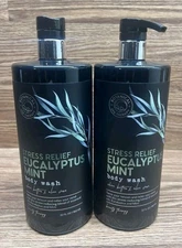 (2-Pk) BOTANICAL SPA THERAPY ~ STRESS RELIEF EUCALYPTUS MINT BODY WASH Shea Aloe