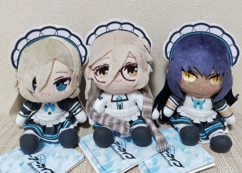 Blue Archive Mini Plush Doll Toy vol.5 Set of 3 SEGA 12cm from