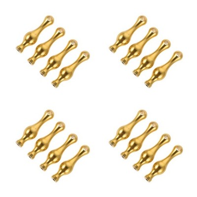 4 PCS Zubehör Für Möbelzäune Möbelgalerieschienen Endkappen Möbelpfosten
