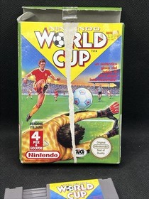 Nintendo NES TESTATO world cup Con Scatola No Istruzioni