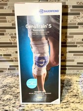 Bauerfeind GenuTrain S Hinged Knee Brace Size 4-Left - Titan Color