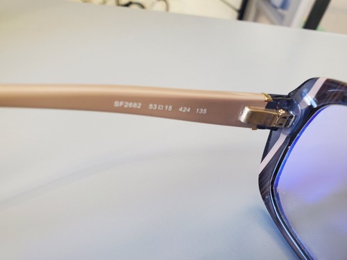 Gafas SALVATORE FERRAGAMO 135 | SF2682 53#15 424 135 azul cristal - Imagen 8 de 8