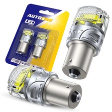 Autoone 1156 Ba15s 7506 P21w Led Turn Signal Light Drl Bulbs White Error Free D