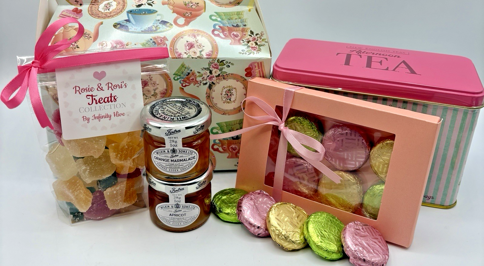 Ladies Afternoon Tea Hamper Gift Box Her Birthday New Home Thank You ...