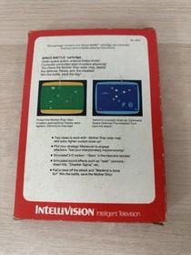 Space Battle (Intellivision, 1979) Complete In Box w/ Manual & Overlays - Tested