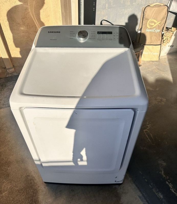 Samsung DVE50R5200W/A3 Electric Vented Front-Load Dryer, White