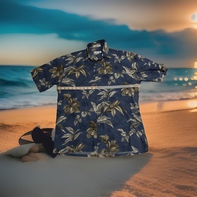Vintage Pierre Cardin Cotton Shirt Men s Classic Fit Button Up Blue Beige Brown 