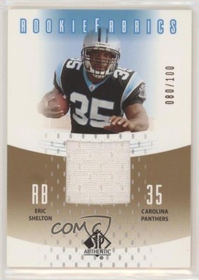 2005 SP Authentic Rookie Fabrics 80/100 Eric Shelton #RF-ES RC wo2