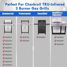 463242516 Grill Grates Replacement Parts for Charbroil Tru Infrared 3 Burner Gas