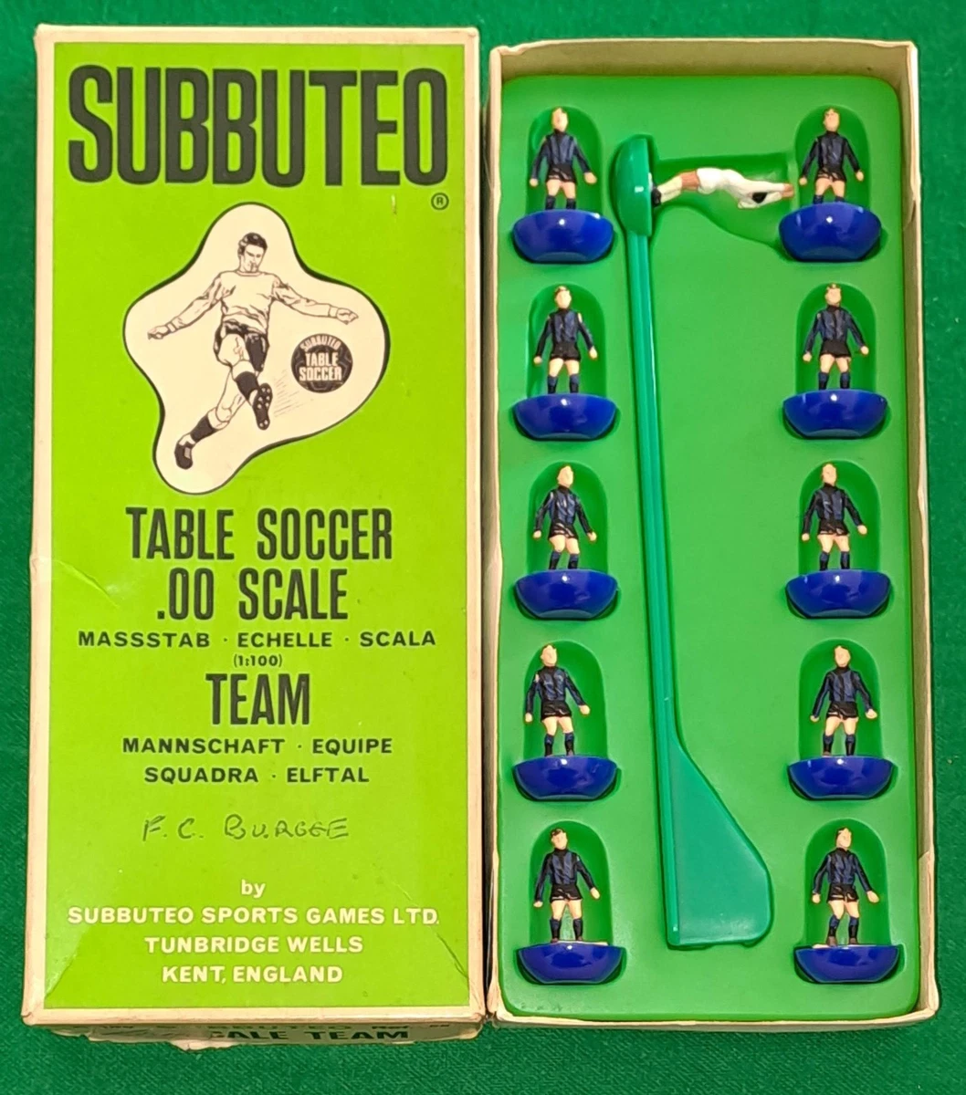 Équipe Poids Lourds Subbuteo C100 Vintage Années 70 - Sheffield Wednesday N°17 - Pièce Collector