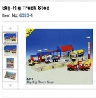 LEGO Town Big-Rig Truck Stop 6393 Vintage 1987 Complete Set No Box Instructions