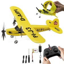 JAMARA 410191 Piper J3-CUB Aeroplane 2.4 GHz Gyro 2CH, Tarpaulin RC Remote Contr