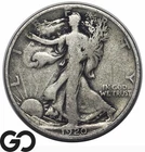 1920-S Walking Liberty Half Dollar, Tougher Date