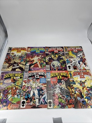 Secret Wars II (2) #1-9 Missing 7, 1985 Near Full Set Complete Run The Beyonder