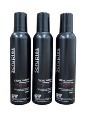 Scruples Creme Parfait Volumizing Foam 8.5 oz. Pack of 3.