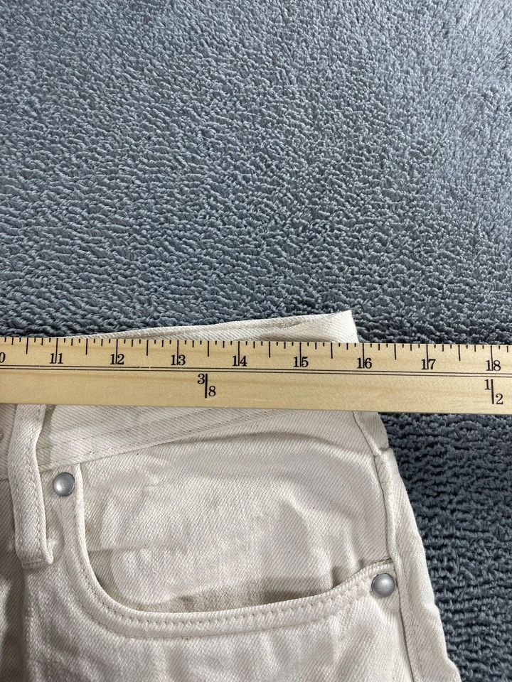 Pantalones de mezclilla sin marca para hombre 32 crudo UB297 ribete cónico crudo botón mosca Foto 2 de 4