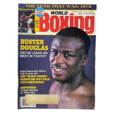 World Boxing Magazine December 1990 Buster Douglas Cover
