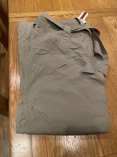 Denim & Co. Women's Khaki Summer Trousers, Size 18, Brand New With Tags - Picture 3 of 4