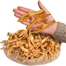 All Natural Chicken Feet Dog Treats 50 pcs  Dehydrated for Freshness  Suppor