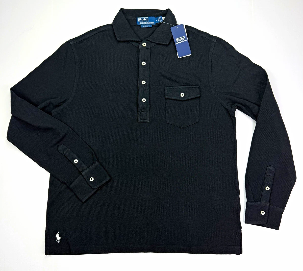 25+ Polo Ralph Lauren Size M Black Polos for Men for sale