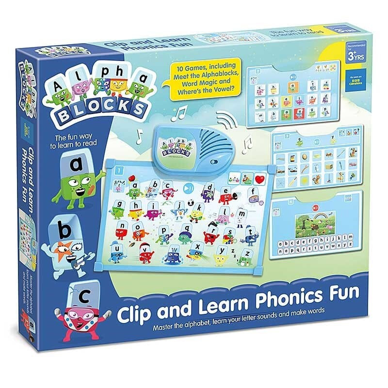キッズ・ファミリー Learn to Read with the Alphablocks Alphablocks Clip & Learn Phonics Fun (10 Phonics Games) | eBay