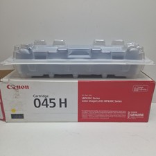 NEW GENUINE - CANON 045H YELLOW TONER CARTRIDGE - 1243C001 SEALED BAG