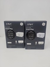 GE Indoor Smart Plug. 2 Pack. Works With Google Assistant. New Sealed.