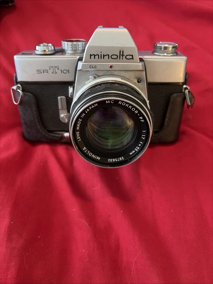 Minolta SR-T101 本体 フィルムカメラ セット Minolta SR-T 101 フィルムカメラ Minolta SRT 101 35mm Film Camera
